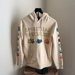 Forever 21 Beige Graphic Hoodie